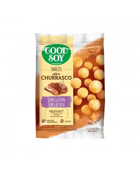 Snack de Soja e Churrasco - Goodsoy - Unidade 25g