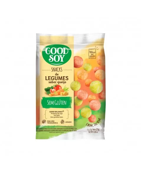 Snack de Soja Legumes e Queijo - Goodsoy - Unidade 25g