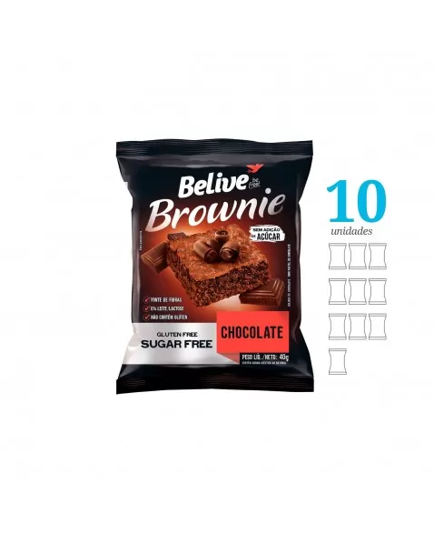 Brownie Chocolate - Belive - Display 10 X 40g