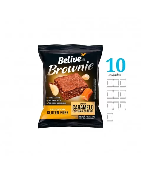 Brownie Caramelo - Belive - Display 10 X 40g