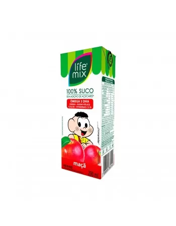 SUCO 100% FRUTAS MAÇA KIDS - LIFE MIX - 200 ML