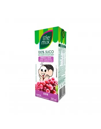 SUCO 100% FRUTAS UVA KIDS - LIFE MIX - 200 ML