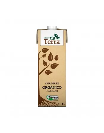 CHA MATE ORGANICO TRADICIONAL - PODER DA TERRA - 1 LITRO