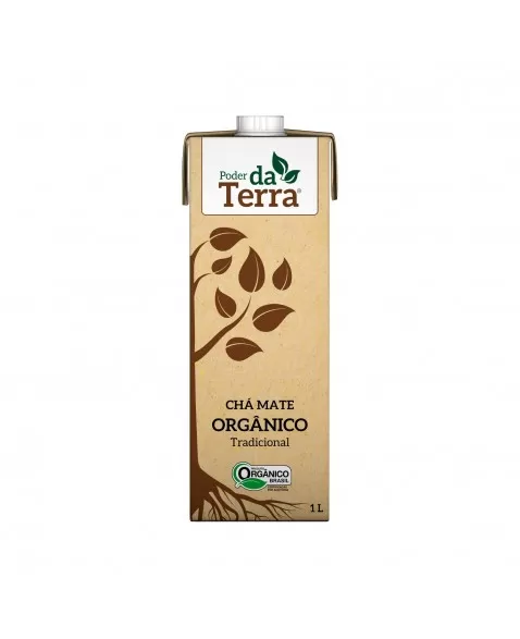 CHA MATE ORGANICO TRADICIONAL - PODER DA TERRA - 1 LITRO