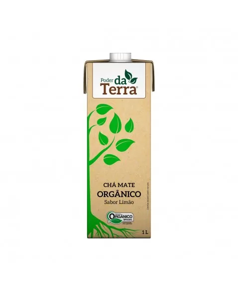 CHA MATE ORGANICO LIMAO - PODER DA TERRA - 1 LITRO