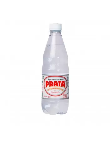 Água Minera Alcalina Com Gás - Prata - Pack Com 12 Unidades De 510Ml