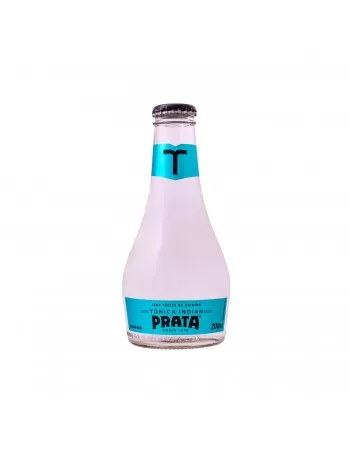 Mixer Tônica Indian On Way - Prata - Caixa 24 Garrafas Vidro 200ml