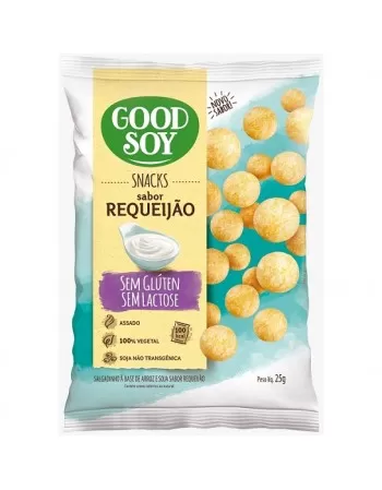 Snack de Soja e Requeijão - Goodsoy - Unidade 25g