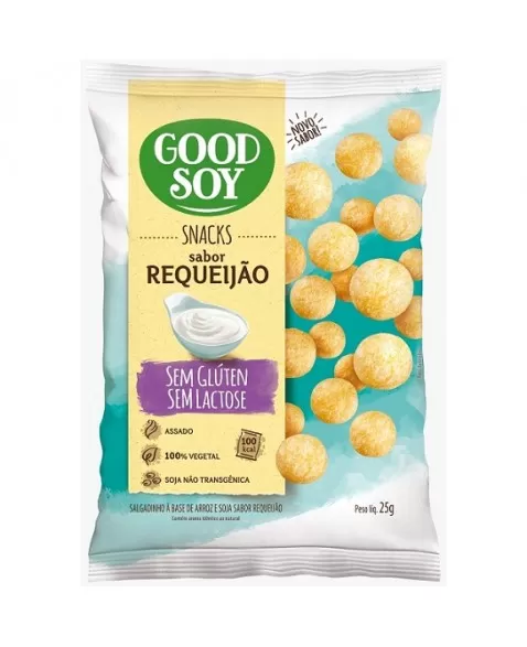 SNACKS SOJA GOODSOY REQUEIJAO 25G