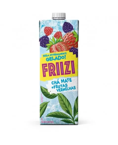 FRIIZI CHÁ MATE COM FRUTAS VERMELHAS 1L