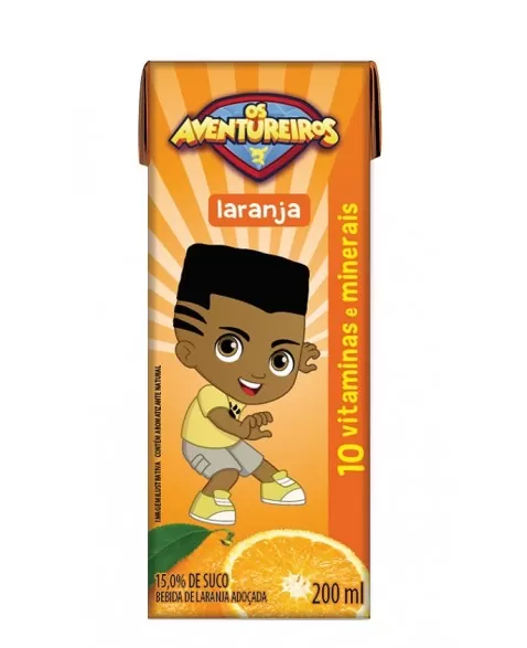 AVENTUREIROS BEBIDA DE LARANJA 200ML