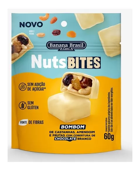 NUTSBITES FRUTAS 10X60G