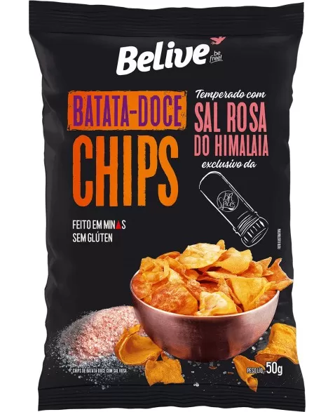 CHIPS BATATA DOCE SAL ROSA DO HIMALAIA 50GR