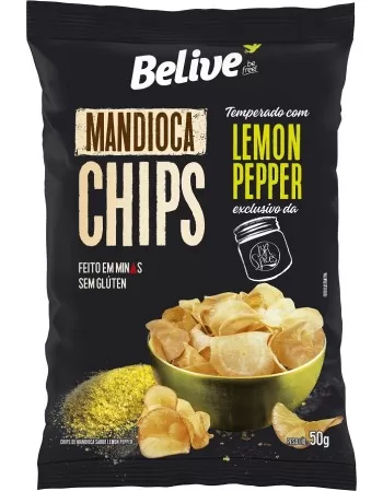 MANDIOCA CHIPS/ LEMON PEPPER 50GR