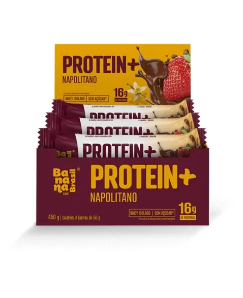 Barra Protein Napolitano - Banana Brasil - 9x50g