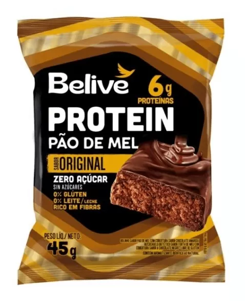 Pão de Mel Protein - Belive - 10x45g